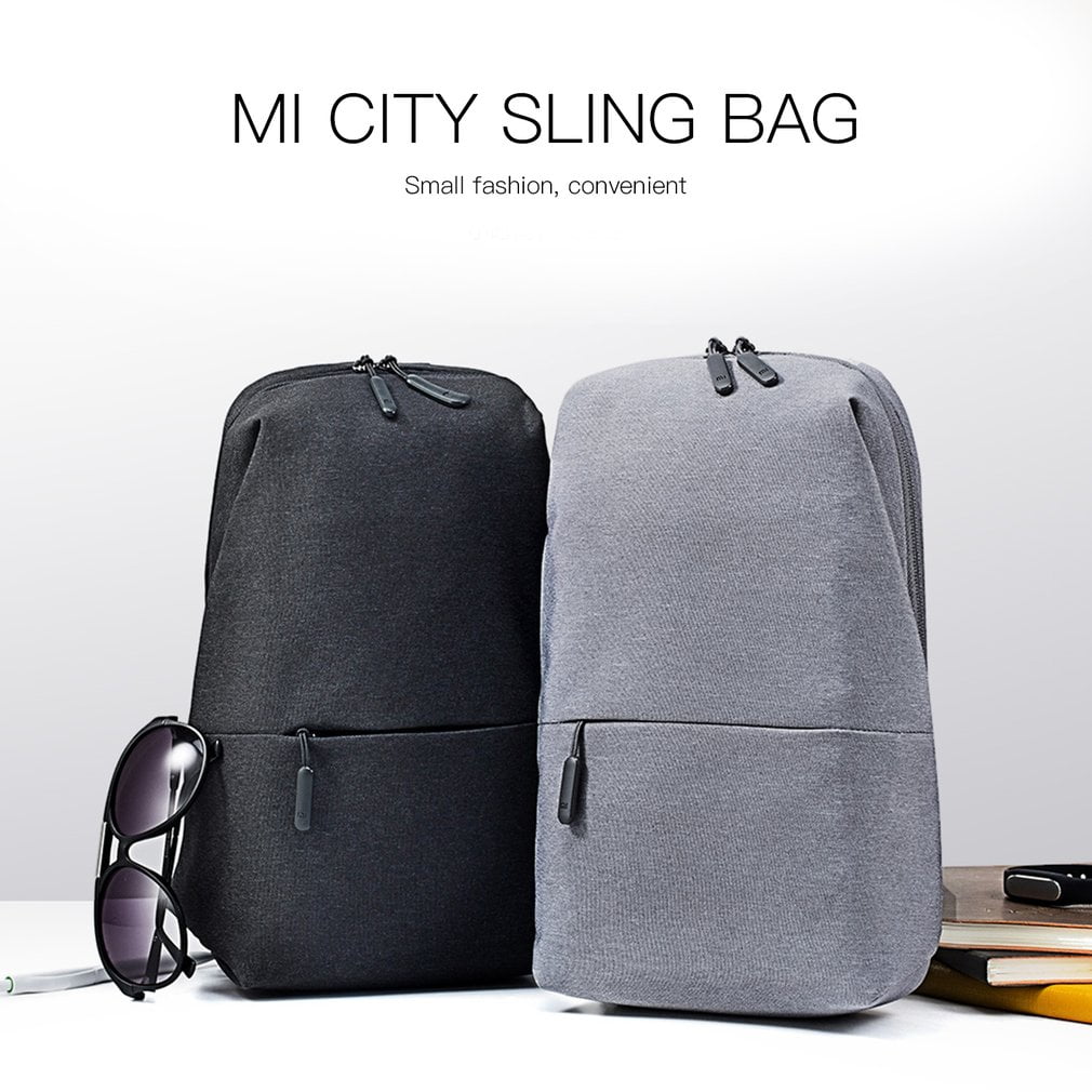 Xiaomi Mi Waterproof Minimalist Urban Backpack Leisure Chest Pack 4L Walmart