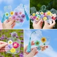 thumbnail image 5 of 40Pcs Transparent Dried Flower Bookmarks, Handmade Dried Flower Bookmarks Kit, Handmade DIY Transparent Beautiful Flower Page (A), 5 of 9