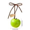 thumbnail image 3 of Christmas Car Ornament 1PC Festive Faux Apples Pendant 2.04x2.04x2.04in,Foam Holiday Decor for Vehicle Interior Seasonal Ambiance(Green), 3 of 9