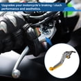 thumbnail image 3 of Palancas de freno y embrague cortas y largas para Yamaha TMAX560 2019-2020, palanca de freno ajustable de motocicleta, aleación de aluminio, mango de titanio con tono dorado, 3 of 6