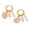 Gold-C, variant on Gold Plated Stainless Steel Conch Seashell Natural White Jade Dangle Earrings for Women, Ocean Beach Jewelry Gift