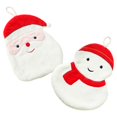 thumbnail image 4 of Holiday Kitchen Towels 2 Pcs Christmas Hand Towels Absorbent Assorted Color Designed For Bathroom Use, 4 of 5