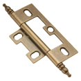 thumbnail image 2 of Hickory Hardware P8293-LP Lancaster Hand Polished Self Mortise Hinge 2-Pack, 2 of 2
