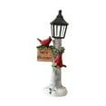thumbnail image 4 of Lámpara Cardenal Roja,Figura decorativa de mesa iluminada para Navidad,Linterna luminosa Cardenal Rojo,Centro de mesa decorativo navideño con luz LED,Estatua de pájaro con farola, 4 of 10