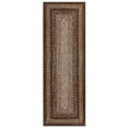 thumbnail image 2 of Geetinfly 2*6FT Area Rugs 2in*6in Runner Rug Braided Print Runner Rug Machine Washable Non Slip Bedroom Runner Rugs for Kitchen Hallway Laundry Room Brown brown, 2 of 7
