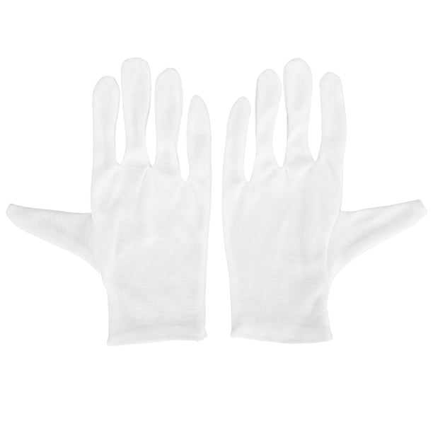 Guantes 12 Pares Guantes De Algodón Guantes De Trabajo Para Manos Protección De Seguridad Resistentes Al Sudor L