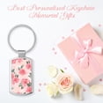 thumbnail image 6 of Coolnut 1 PCS Keychain Keyring, Pink Moonflower Lightweight Metal Keychain Key Ring, Keychain Pendant Party Favor Reward Gifts, 6 of 6