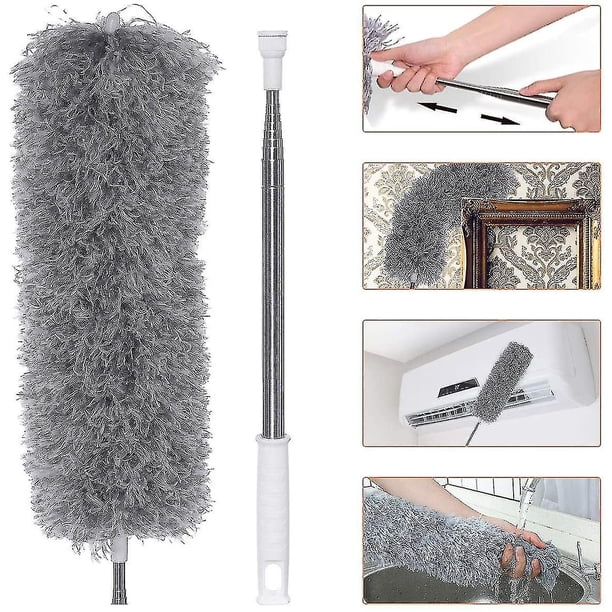 Duster Telescopic Washable, Dust Wiper Microfiber Stainless Steel ...