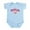 Sky Blue, variant on CafePress - Dominicana Baseball Beisbol Infant Bodysuit - Baby Light Bodysuit, Size Newborn - 24 Months