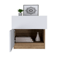 thumbnail image 2 of Buró Nebrask, Miel y Blanco Duqueza, con Un Cajón Organizador, 2 of 7