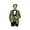 M-green, variant on Wehilion Boys Suit Formal Tuxedo Suits for Boys Wedding Ring Bear Outfit 3 Pieces Kids Tuxedo Blazer Vest Pants