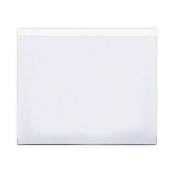 Wall Mount Sign Holder, 11 x 8.5, Horizontal, Clear, 2/Pack | Bundle of 10 Packs