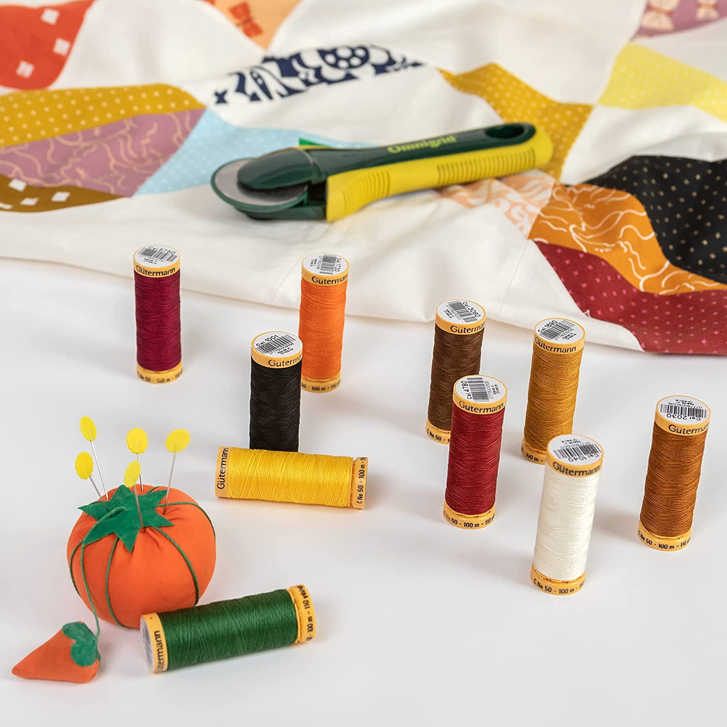 Gütermann Cotton 50 Fall Collection, 10 Spools
