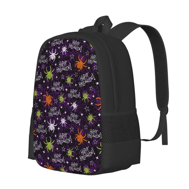 Disketp Halloween Mochila Minimalista de Gran Capacidad, Mochila de Viaje para Escuela, Trabajo o Uso Diario