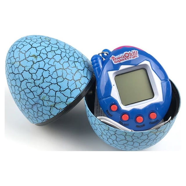 Máquina electrónica para mascotas, máquina de juego de desarrollo electrónico con forma de huevo agrietado, juguete para vaso