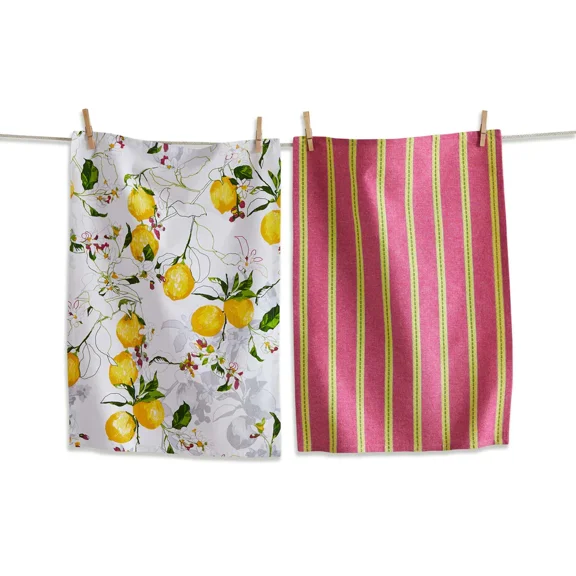 TAG Dish Towels, Lemoncello - Set of 2 (G19890)