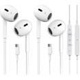 thumbnail image 1 of Auriculares USB-C Pcwfbzf, paquete de 2, con micrófono y control de volumen, 1 of 7
