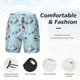 thumbnail image 3 of Balery Sailboats Anchors Bañador para hombre, shorts de playa de secado rápido con entrepierna y forro de compresión-Large, 3 of 6