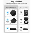 thumbnail image 6 of ExtreLife Smart Wallets for Men, Works with Find My App (iOS Only), Genuine Leather Slim Bifold Wallets Card Holder with Cash Pocket, RFID Blocking, Gifts for Men, 6 of 10