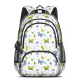 thumbnail image 2 of Colorful Butterfly Pattern Cute School Backpack Bag with Padded Back and Adjustable Shoulder Straps 16.9 X 12.6 X 5.9 Inches, 2 of 5