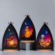 thumbnail image 2 of Lámpara portavelas,Linterna de Halloween Lámpara Vela Colgando ,Decoración LED sin llama de mesa de Navidad de boda,Vela decorativa Linterna Batería Baoblaze Lámpara portavelas, 2 of 8