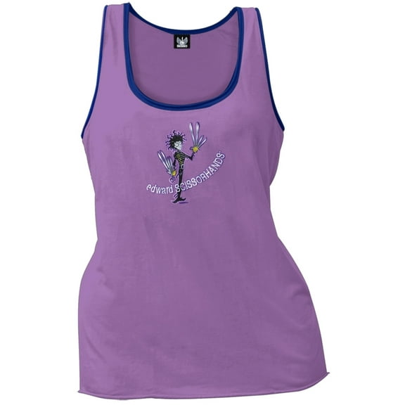 Edward Scissorhands - Cartoon Juniors Tank Top - Small