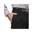 thumbnail image 5 of Haggar Men's Premium No Iron Khaki Pleat Front Pant Classic Fit HC10897, 5 of 9