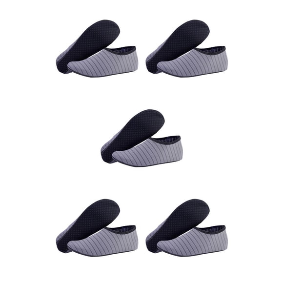 Zapatos de playa Soidarity antideslizantes elásticos Gris M 5piezas