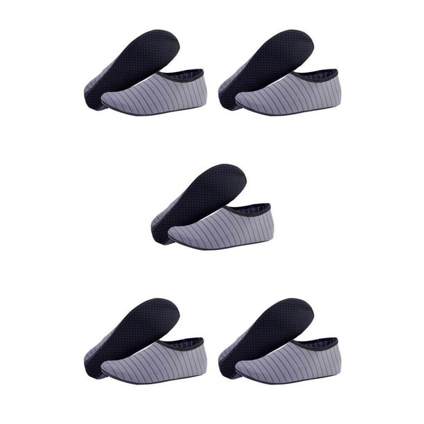 Soidarity 1 par de zapatos de playa antideslizantes de secado rápido calcetines descalzos niños gris XL Gris XL 5Conjunto