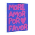 thumbnail image 3 of Stupell Industries Modern More Amor Blue & Pink Canvas Art, 30 x 40, by House of Lulu, 3 of 8