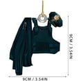 thumbnail image 2 of Espejo Retrovisor, Accesorios, Adorno Interior, Colgantes Artesanales Para Coche, Accesorio Interior Para Automóvil, Adornos Navideños Serendint HA044575-03, 2 of 6