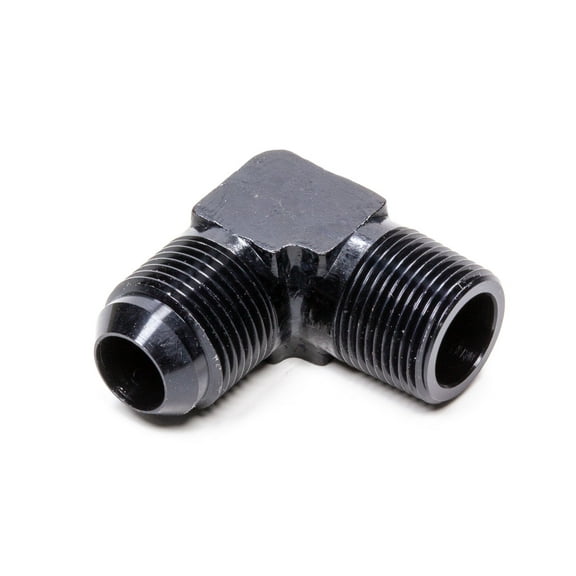 90 Deg Adapter Fitting #16 x 1 MPT Black