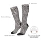 thumbnail image 4 of Balery Black White Stripes Calcetines novedosos Calcetines deportivos Calcetines hasta la rodilla Calcetines de algodón Calcetines originales y geniales, 4 of 6