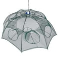 thumbnail image 4 of Foldable Bait Trap Fishing Net 8 Hole Portable Minnow Bait Net Trap with Nylon Mesh Steel Frame for Catching Live Bait Fish Crawfish Shrimp, 4 of 11
