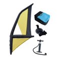 thumbnail image 2 of Vela de surf inflable con base y accesorios de bomba con ventana para ver las olas Amarillo Negro, 2 of 8