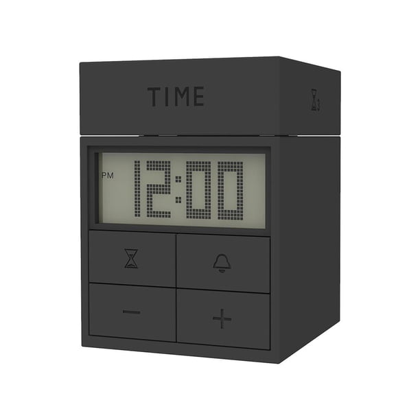 Billuyoard Reloj temporizador digital 3 en 1, reloj despertador cuadrado, reloj de arena eléctrico, recordatorio de cocina con perilla de cuenta regresiva, Utensilios de cocina No.1 Billuyoard HA027112-01