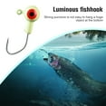 thumbnail image 1 of 30 piezas anzuelo de cabeza de plantilla ojos 3D accesorios de pesca con señuelo de cabeza de Jigging (estilo A), 1 of 7