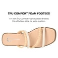 thumbnail image 4 of Journee Collection Womens Brinna Tru Comfort Foam Low Stacked Heel Slide Sandals, 4 of 6