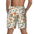 thumbnail image 4 of Balery Mushrooms Mens Swim Trunks Swim Shorts for Men Quick Dry Inseam Beach Shorts with Compression Liner Pocket-X-Large, 4 of 9