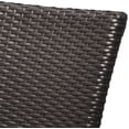 thumbnail image 5 of Modway Convene Aluminum and Rattan Patio Dining Armchair in Espresso/Beige, 5 of 5