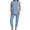 Light Blue, variant on Women Fall Clothes Two Piece Outfits for Women Casual Womens Solid Color Short Sleeve Top and Trousers Office Wear Two Piece Set for Work My Items