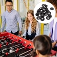 thumbnail image 5 of KAKOWELY 10 Ensembles de Roulements de Table de Soccer, Tige de Support de Ballon de Soccer, Roulement de Machine de Soccer Noir, 1.91"X1.91"X1.34 Pouces, 5 of 5