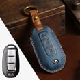 thumbnail image 1 of Car Key Fob Cover Case Protector For Infiniti Car Key Case Fob Cover Leather Full Wrap, 1 of 24