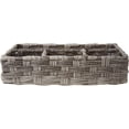 thumbnail image 2 of WHITMOR SPLIT RATTIQUE 4 SECTION TRAY-GRAY WASH, 2 of 4