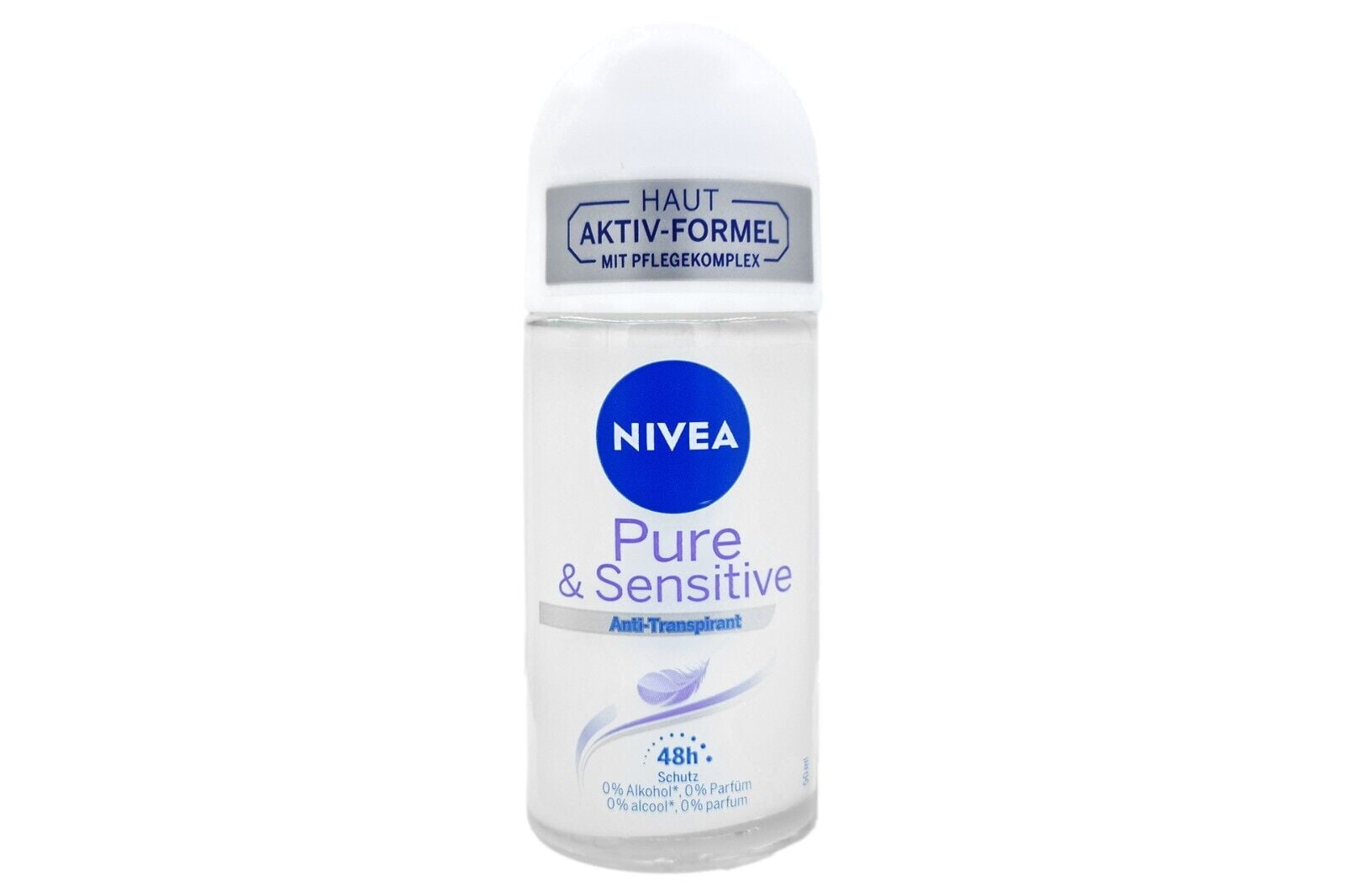 Nivea & Sensitive Invisible 48h Roll-on Deodorant 50ml