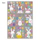 thumbnail image 3 of Inteprter 9 hojas de pegatinas de ventana de Pascua, suministros para fiestas, calcomanías de conejo de huevo, adhesivo de vidrio Decoración del hogar Tipo 1, 3 of 6