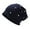 Blue, variant on MIASHUI Women's Solid Color Pearl Knitted Beanie Hat for Winter Warmth and Fashion, Stackable Design for Comfort, Suitable for Daily and Maternity Use Navy