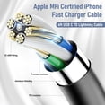 thumbnail image 4 of SZDUDU iPhone Charger Super Fast Charging [Apple MFi Certified] iPad Charger 20W PD USB C Wall Charger 6Ft Fast Charging Cable Compatible with iPhone14/14 Pro Max/13/13Pro/12/12 Pro/11/11Pro/XS/iPad, 4 of 7