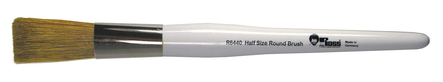 Bob Ross Half Size Brush, Round, Green