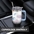 thumbnail image 7 of 40 oz Tumbler Starfish with Handle Stainless Steel Water Bottle Leak Resistant Cup Car Cup Holder Friendly for Hot and Cold Drinks, 7 of 7